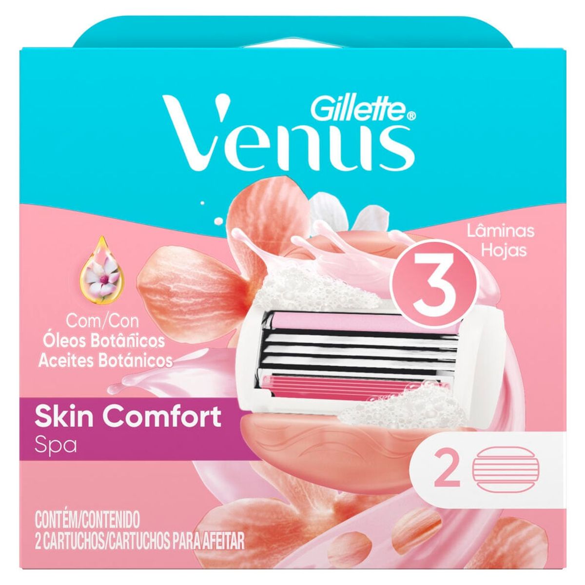 VENUS - Repuesto Maquina De Afeitar Venus Spa X 2und