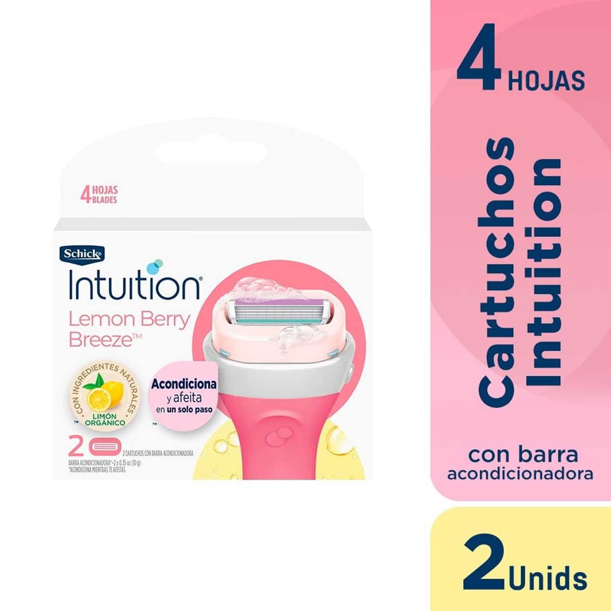 SCHICK - Repuesto Maquina Afeitar Schick Intuition Piel Suave X 2und
