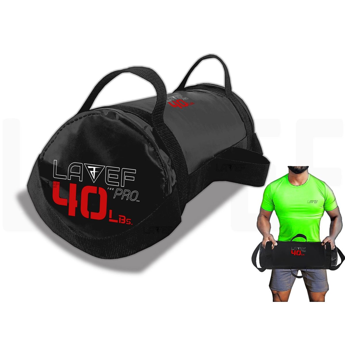 LAVEF - Power Bag Para Tráfico Pesado Saco Bolsa De Poder 40libras