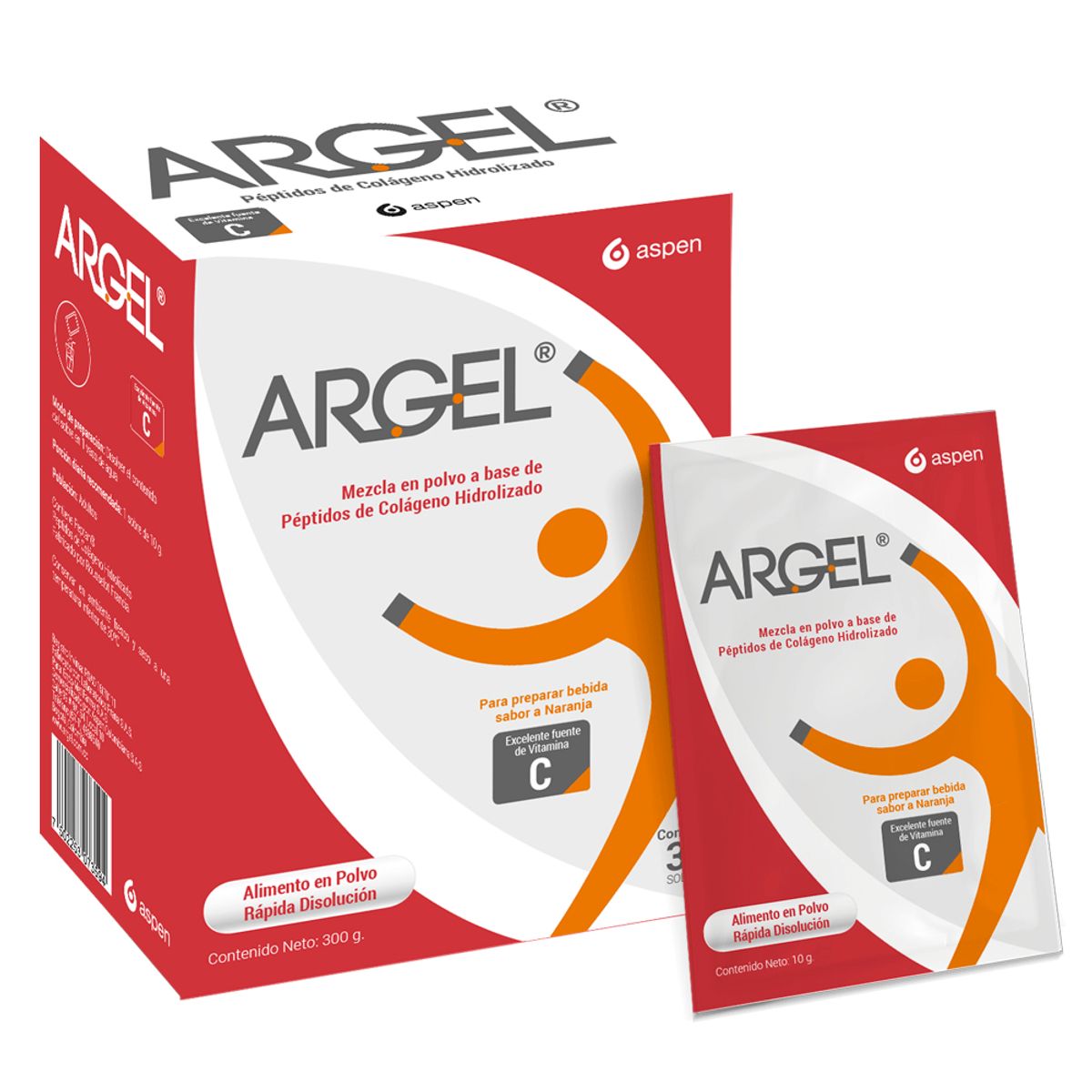 GENERICO - Colageno Hidrolizado Argel Naranja X 30 Sobres