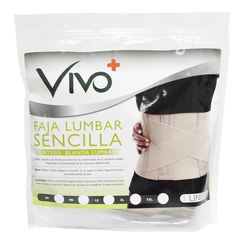 VIVO - Vivo+ Faja Lumbar Sencilla Md