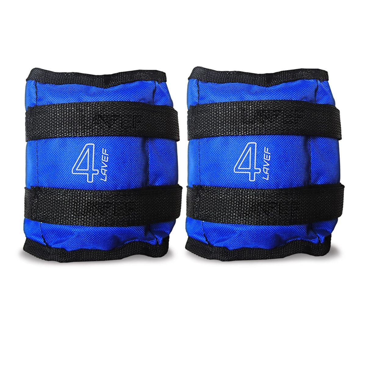 LAVEF - Pesas Tobilleras Basicas Kit 4k 8lbs el par AZUL