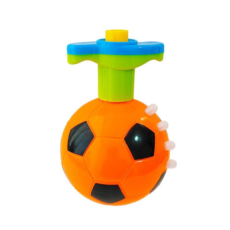 DAYOSHOP - Trompo Luces Balòn Soccer Futbol Musica Colores Divertido Naranja