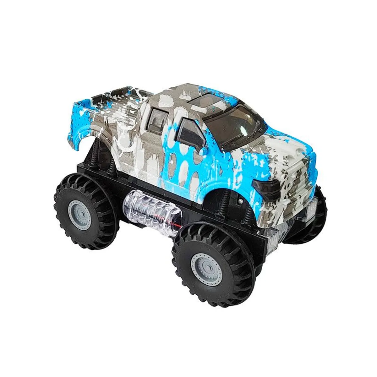 DAYOSHOP - Carro Camioneta Jeep Azul Luces Sonido Moivimiento + Baterias