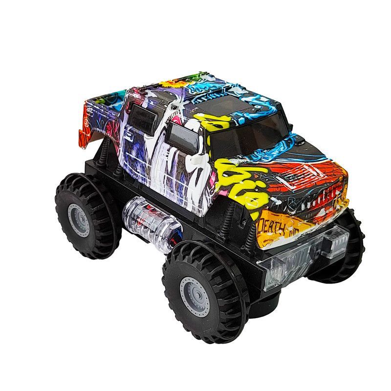 DAYOSHOP - Carro Camioneta Jeep Colores Luces Sonido Moivimiento + Baterias