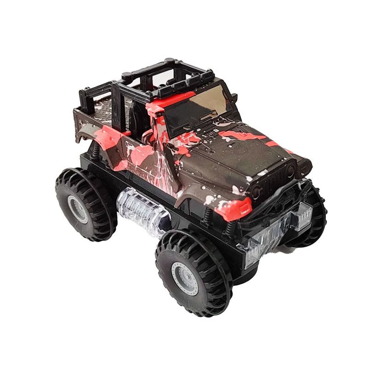 DAYOSHOP - Carro Camioneta Jeep Colores Luces Sonido Moivimiento + Baterias