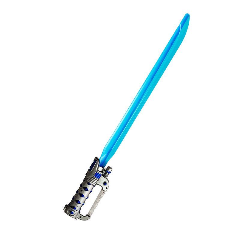 DAYOSHOP - Sable De Luz Espada Gris Luces Laser Sonidos Disfraz + Baterias