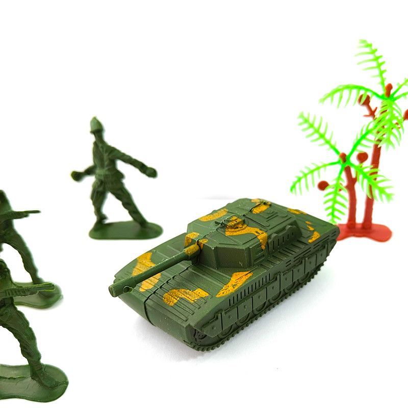 Tanque Juguetes De Militares Set Militar X Piezas Grandes Figuras - Main Image