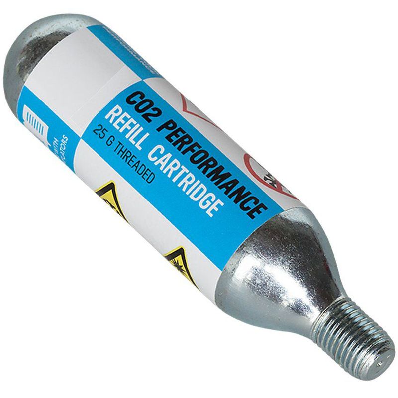 PRO - Inflador cartucho co2 pro 25 gramos con rosca bicicleta mtb