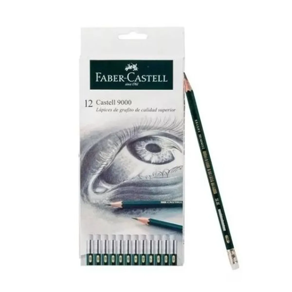 FABER CASTELL - Lápiz Faber Castell 9000 - Caja X 12 Unidades
