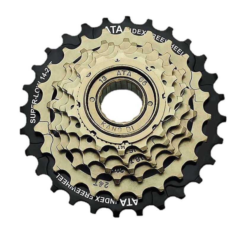 SHIMANO - Pacha Rueda Libre 7V ATA 14 -28 Piñon Rosca Bicicleta