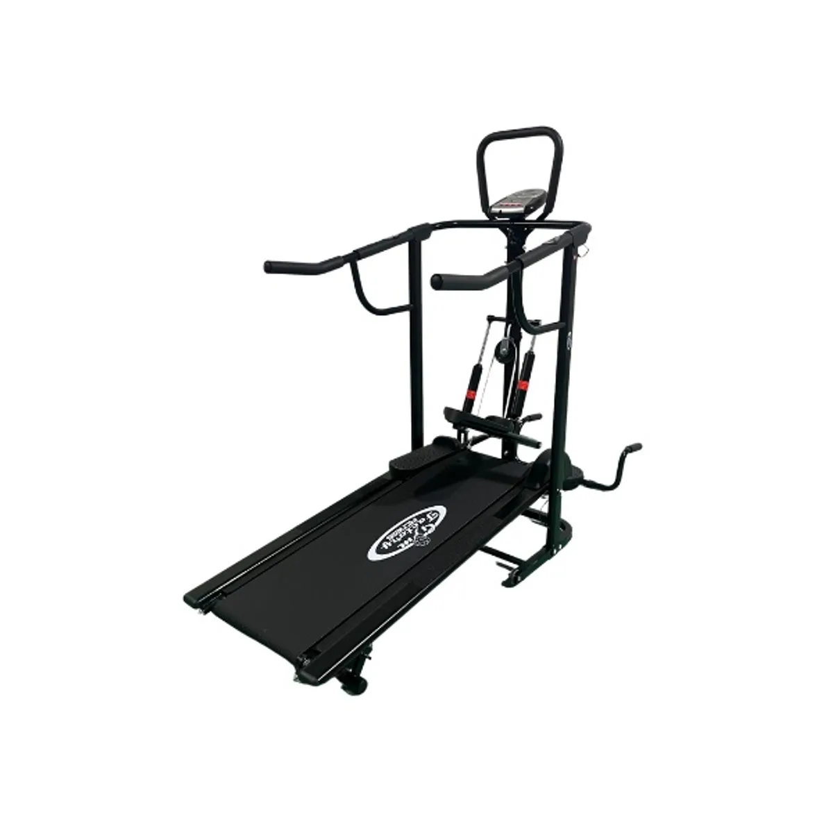GYM FACTORY FITNESS - Banda Caminadora Mecánica 4 En 1 Escalador, Twister Y Barras.