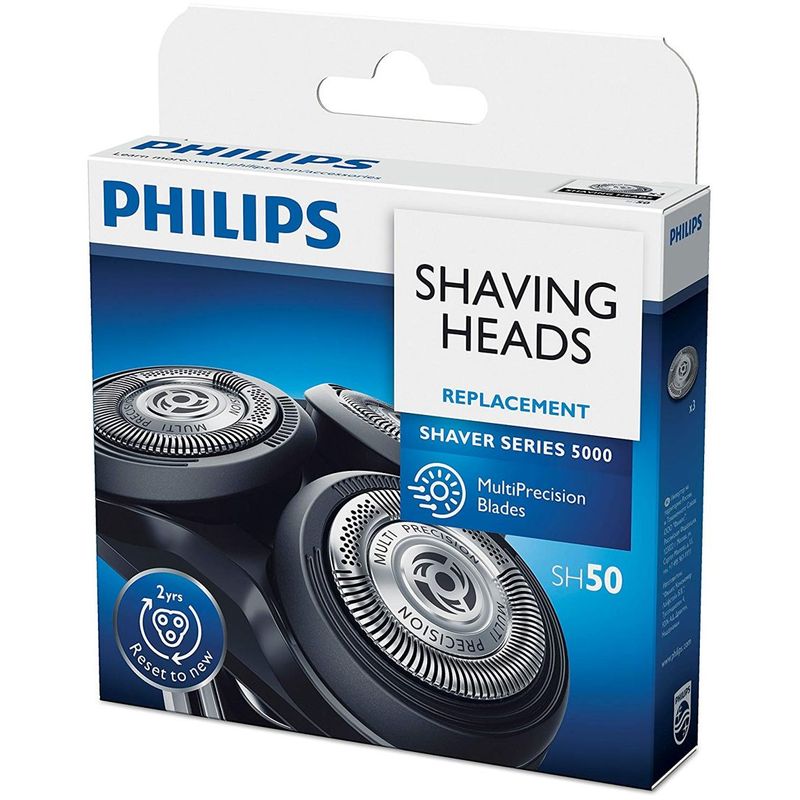 PHILIPS - Cuchillas Cabezal Repuesto Afeitadoras Philips HQ8 SH50 Norelco