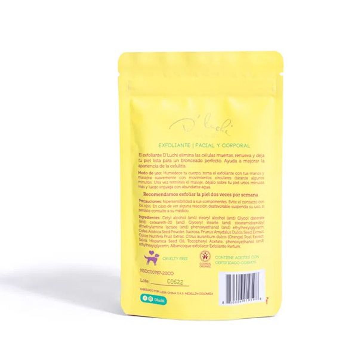 D'LUCHI - Exfoliante corporal dluchi 60 gr