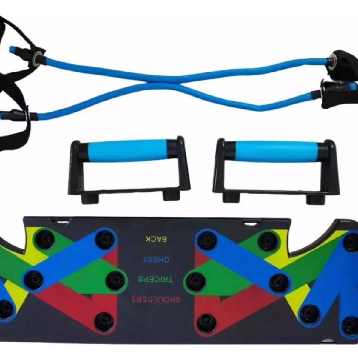 ZHOPI CO - Tabla Push Up Sistema Completo De Flexiones Mas Bandas