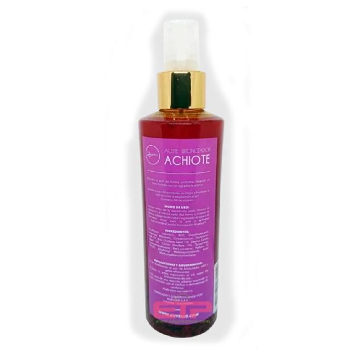 ANYELUZ - Aceite bronceador achiote anyeluz 240 ml