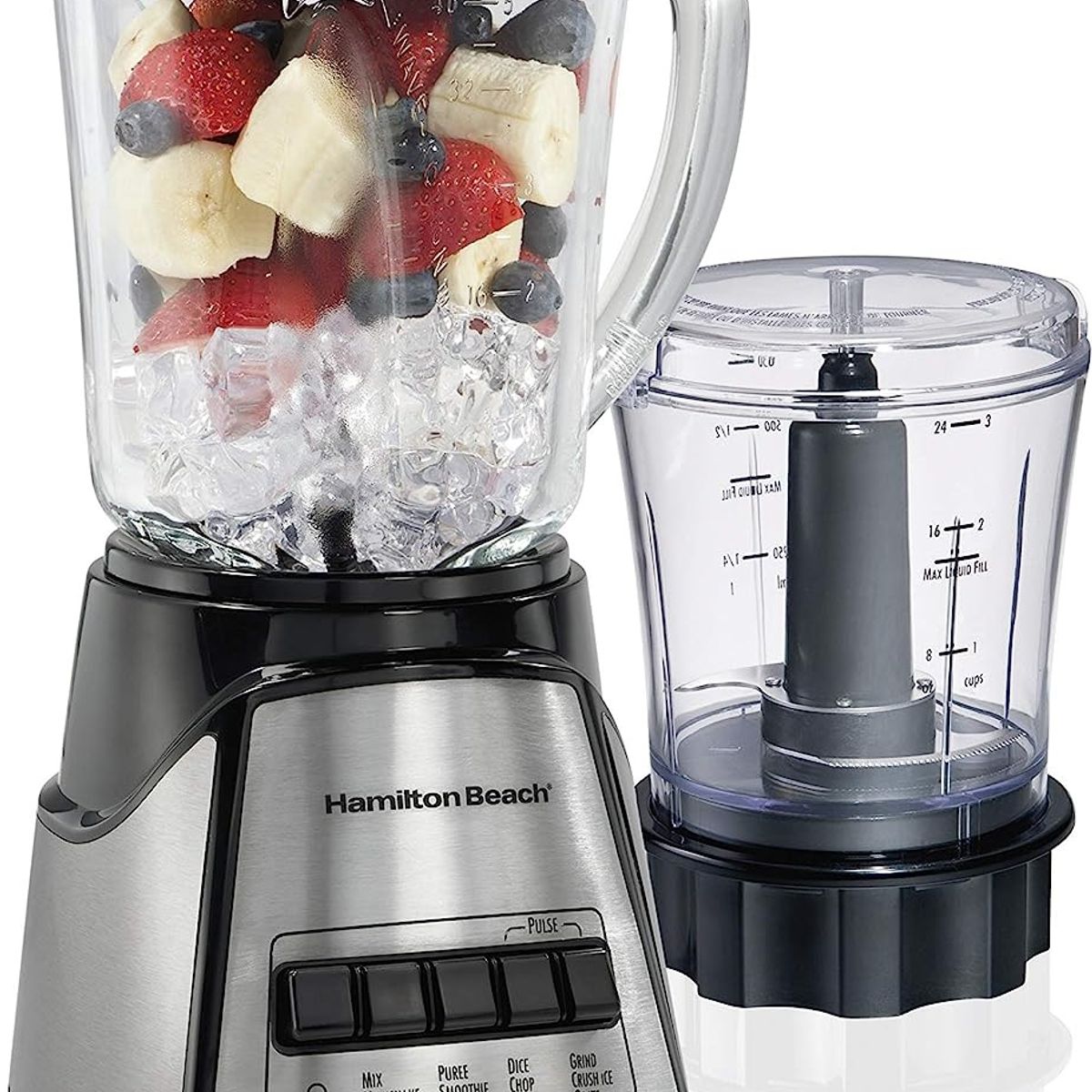 HAMILTON BEACH - Licuadora y Procesador de Alimentos de 700 W Hamilton Beach