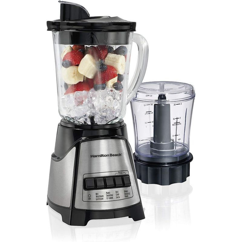 HAMILTON BEACH - Licuadora y Procesador de Alimentos de 700 W Hamilton Beach
