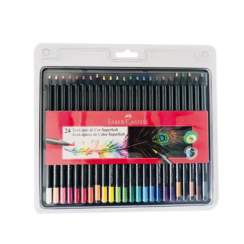 FABER CASTELL - Colores Super Soft Faber Castell X 24 Unidades