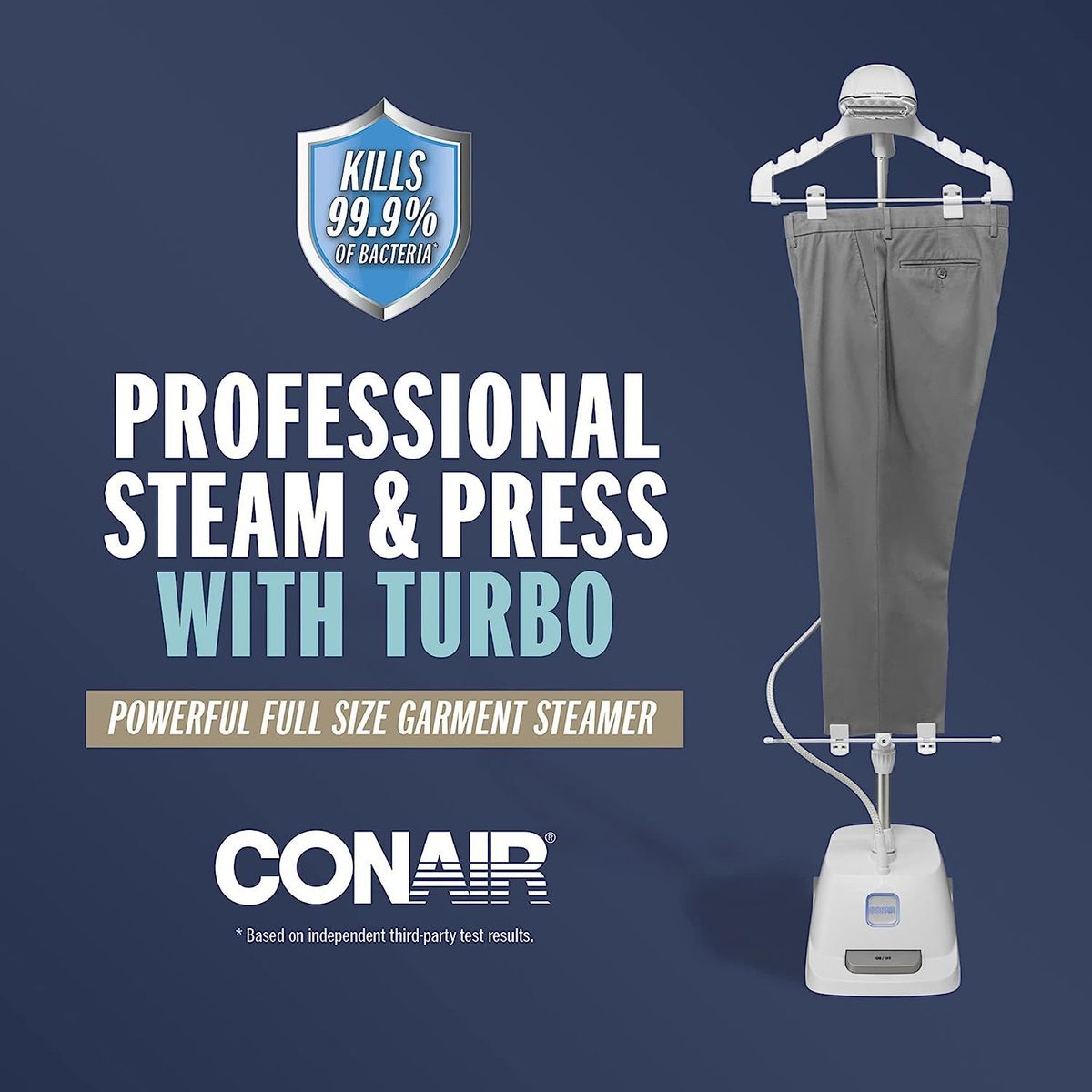 CONAIR - Plancha Profesional Vaporizador Vertical de Ropa Conair - Blanco -