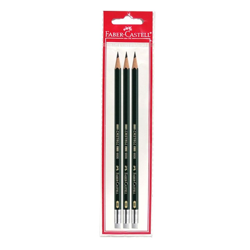 FABER CASTELL - Lápiz Graduado 8B Faber Castell X 3 Unds