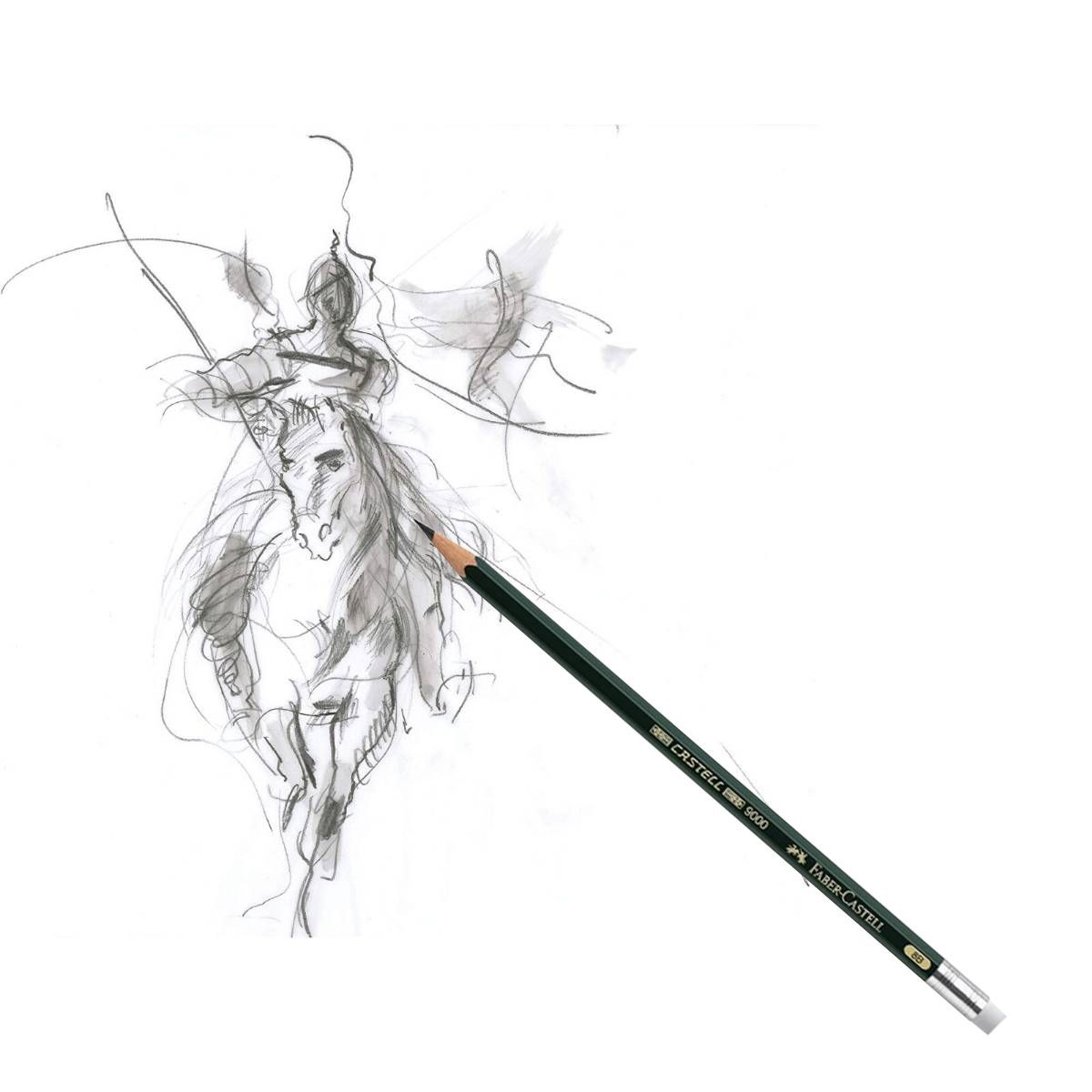 FABER CASTELL - Lápiz Graduado 8B Faber Castell X 3 Unds