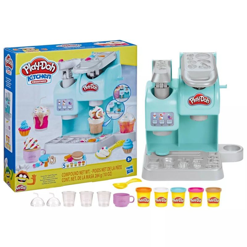 PLAY DOH - Play-doh Kitchen Creations Súper Cafetería Colorida