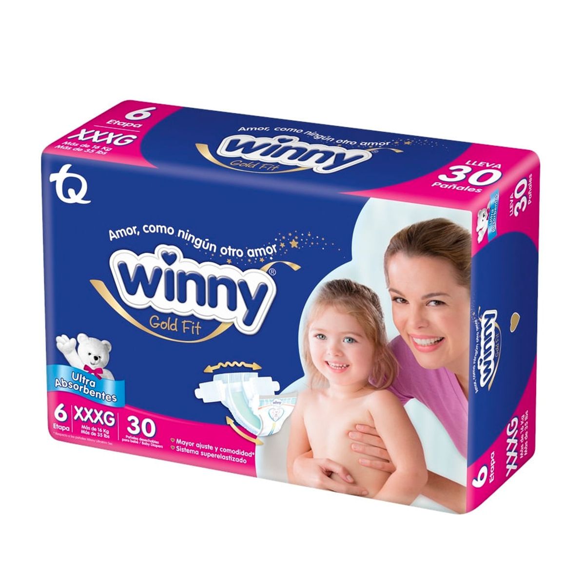 WINNY - Pañal Winny Gold Etapa 6 X 30und