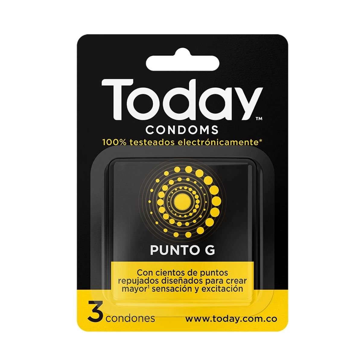 TODAY - Today Condon Lubricado Punto-g X 3und