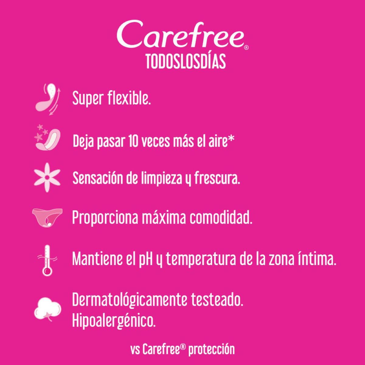 CAREFREE - Protectores Carefree Todos Los Días X 100und