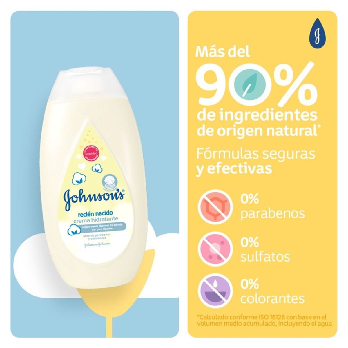 JOHNSON'S BABY - Crema Johnsons Baby Recien Nacido X 200ml