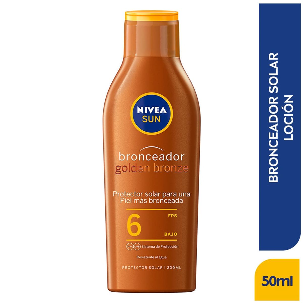 NIVEA - Bronceador Nivea C/vit.e Fps6 X 200ml