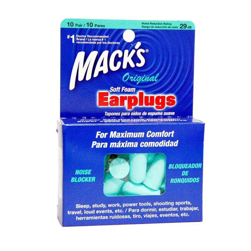 GENERICO - Mack's Tap. Para Oidos De Goma X10