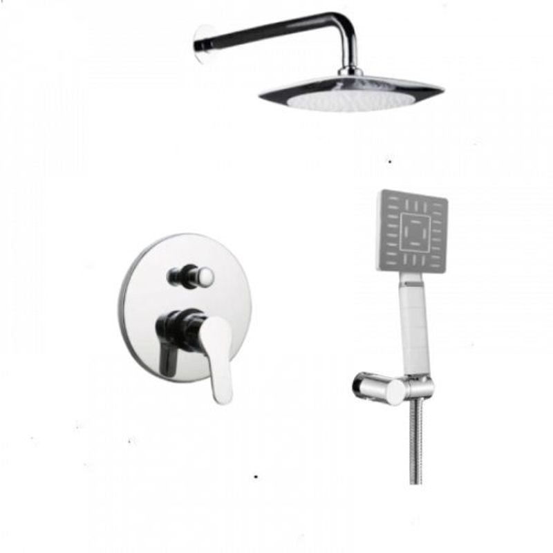 GENERICO - Kit Mezclador Desviador-Regadera Lluvia-Teleducha- Tubo