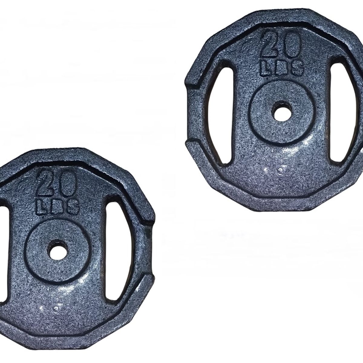GENERICO - 40 LBS EN DISCOS (2 discos de 20 lbs) - MEDIDA ESTÁNDAR