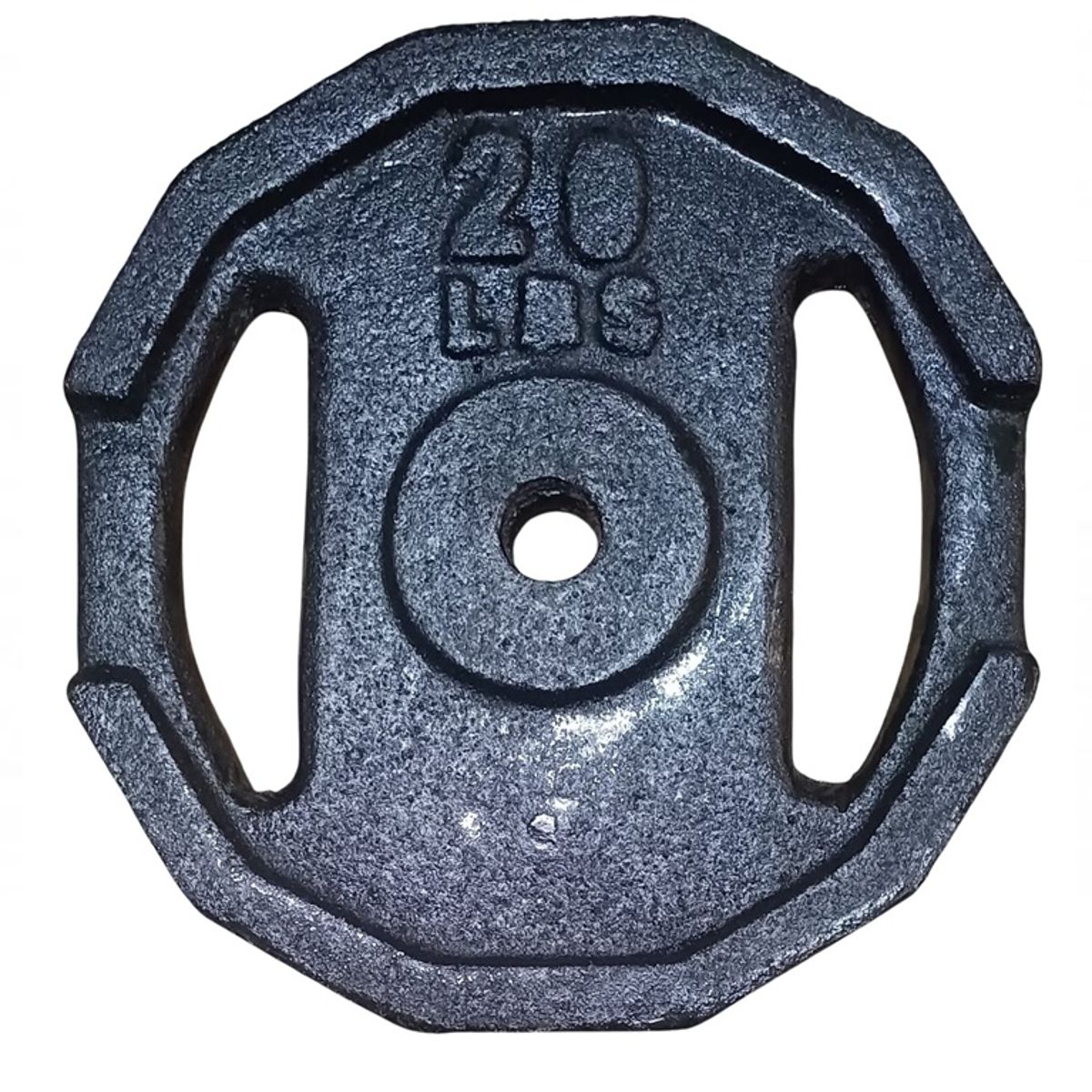 GENERICO - 20 LBS EN DISCOS (1 discos de 20 lbs CON AGARRE) - ESTÁNDAR