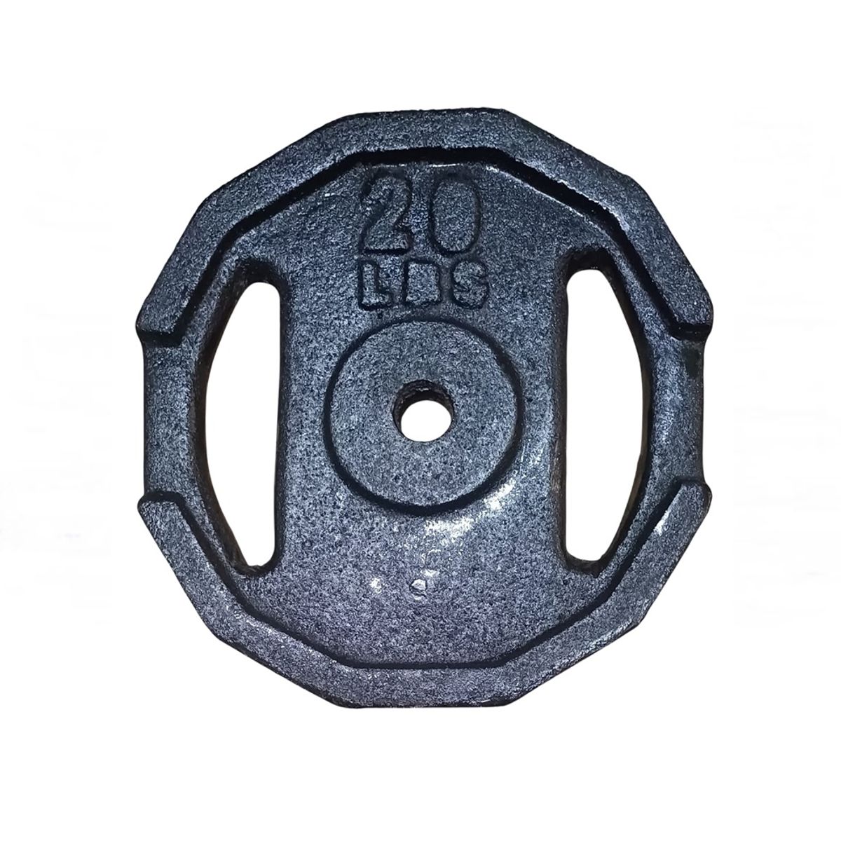 GENERICO - 20 LBS EN DISCOS (1 discos de 20 lbs CON AGARRE) - ESTÁNDAR