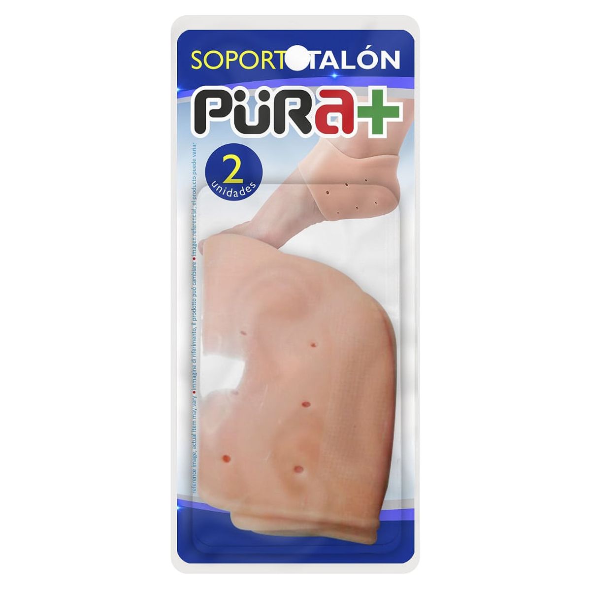 PURA - Soporte Talon Pura+ Silicona Talla Unica X 2und