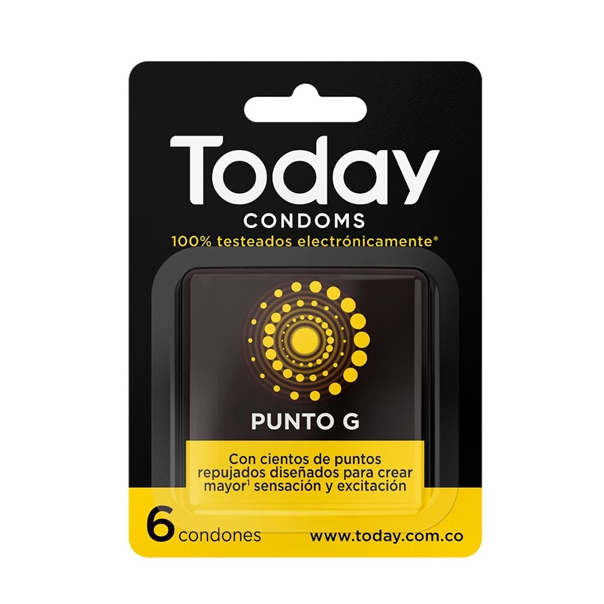 TODAY - Today Condon Lubricado Punto G X 6und
