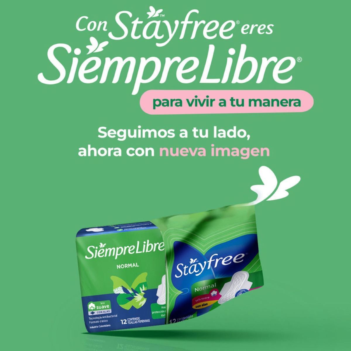 STAYFREE - Toalla Higienica Stayfree Normal Alas X 42und