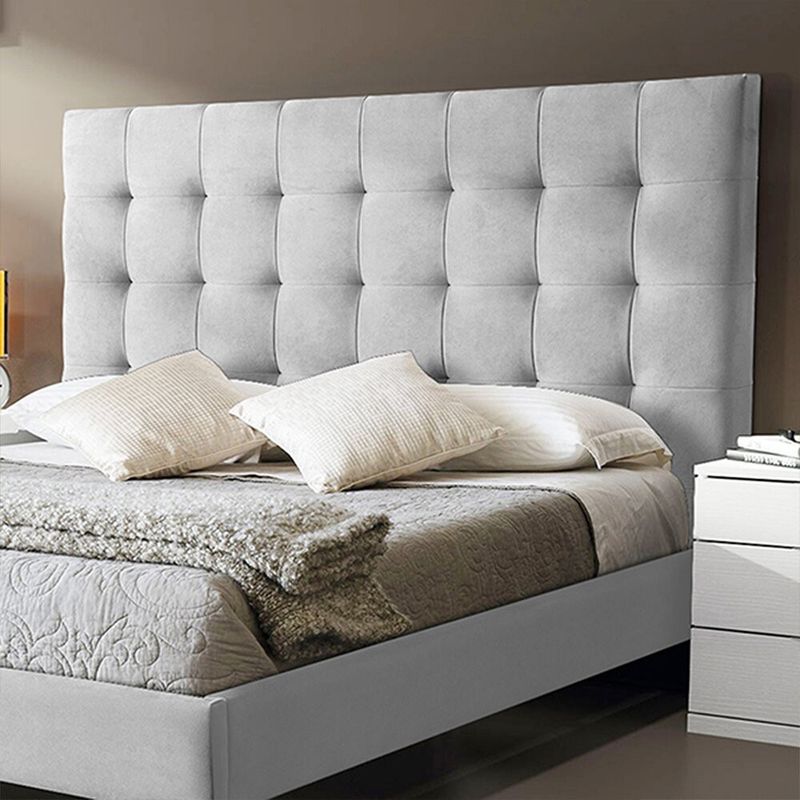 EKONOMODO COLOMBIA - Base cama con Espaldar Queen en pino Luxury Negro 160x190 cm