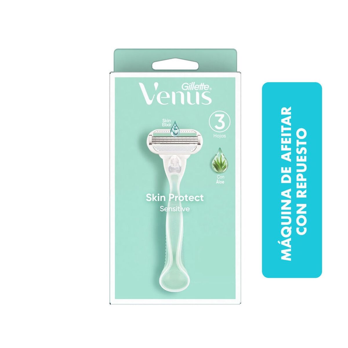 VENUS - Máquina De Afeitar Gillette Venus Sensitive + Repuesto Kit