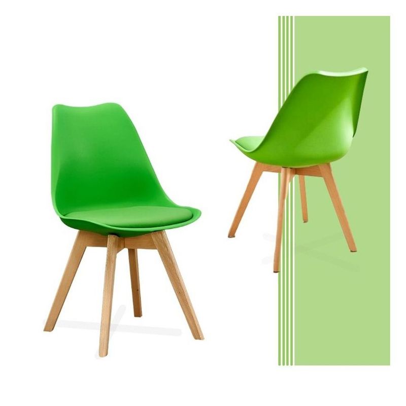 EKONOMODO COLOMBIA - Silla tapizada Milano Verde set X2