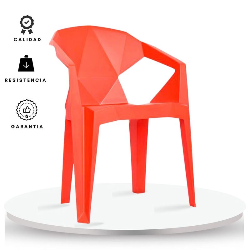 EKONOMODO COLOMBIA - Silla Rock rojo
