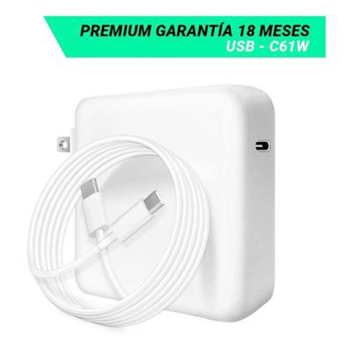 GENERICO - Cargador Compatible Para MacBook Pro 2020 A2289 Usb-c 61w