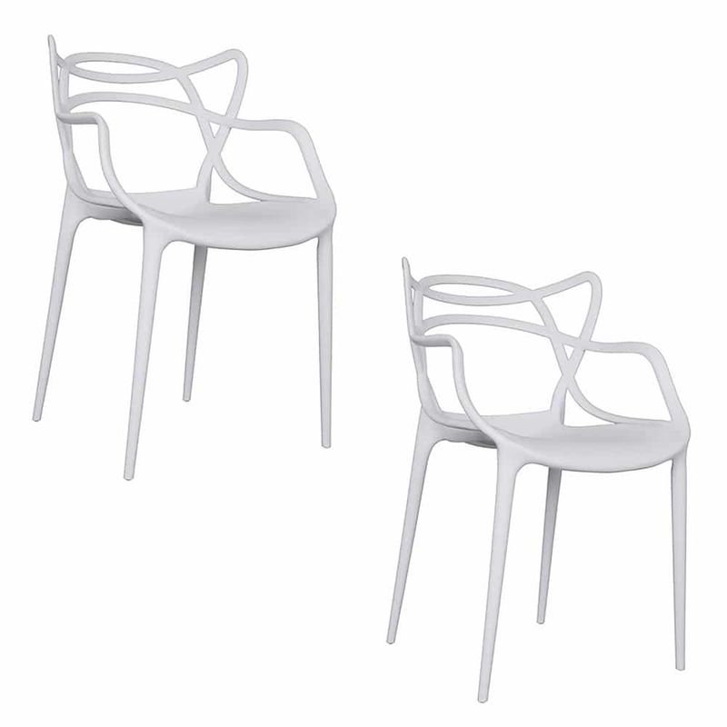 EKONOMODO COLOMBIA - Silla Curva Streem Blanco Set x 2