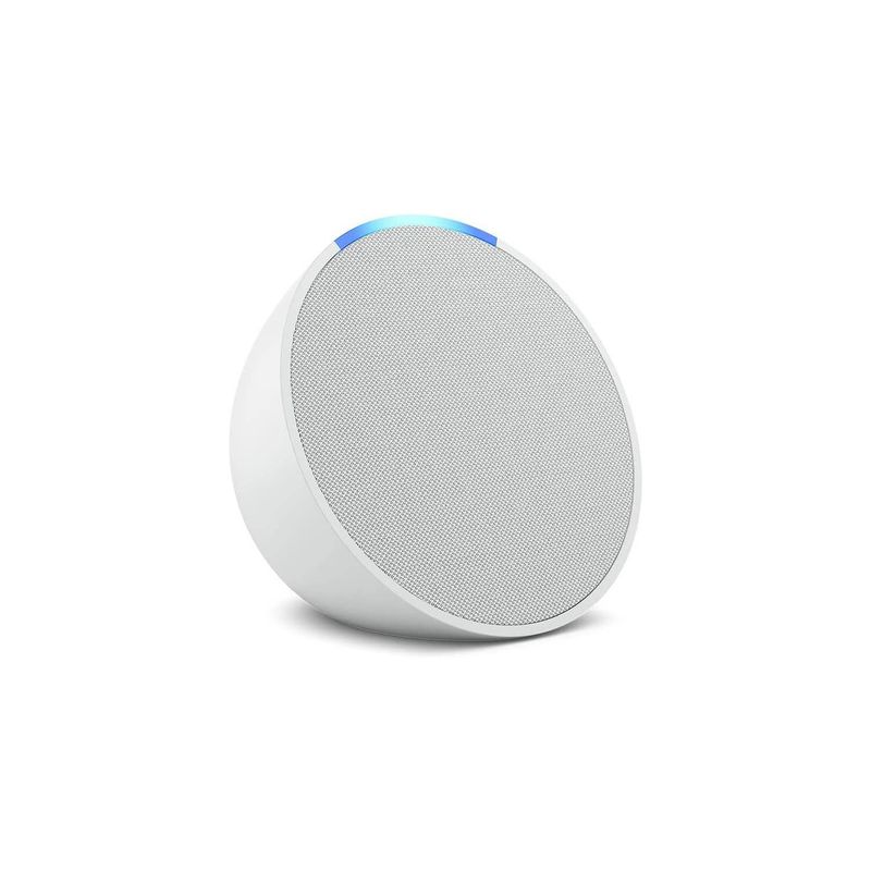 AMAZON - Echo Pop Amazon Parlante Inteligente Alexa color Blanco