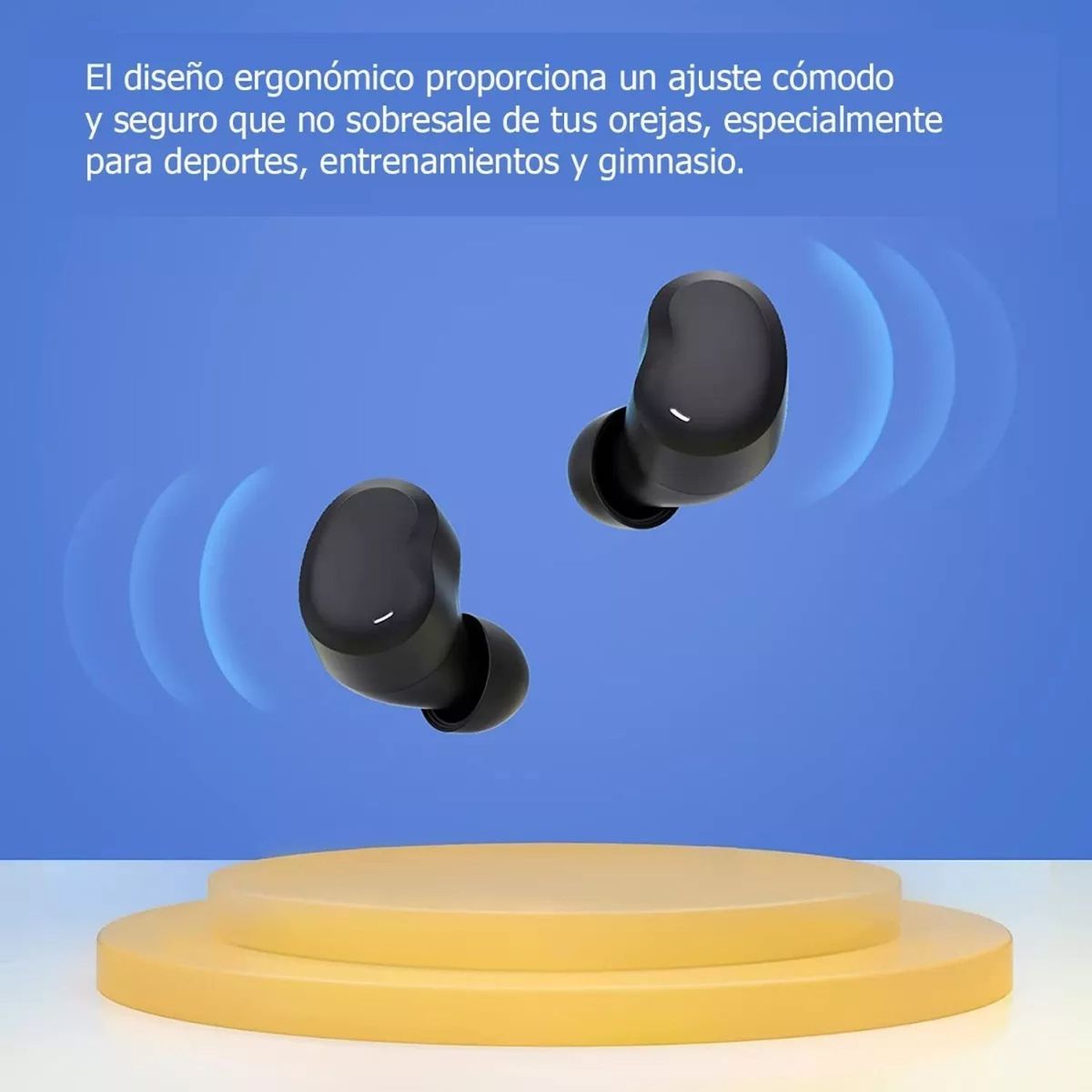 GENERICO - Audífonos In-ear Inalámbricos Bluetooth Twins Negro 36h Base Carga