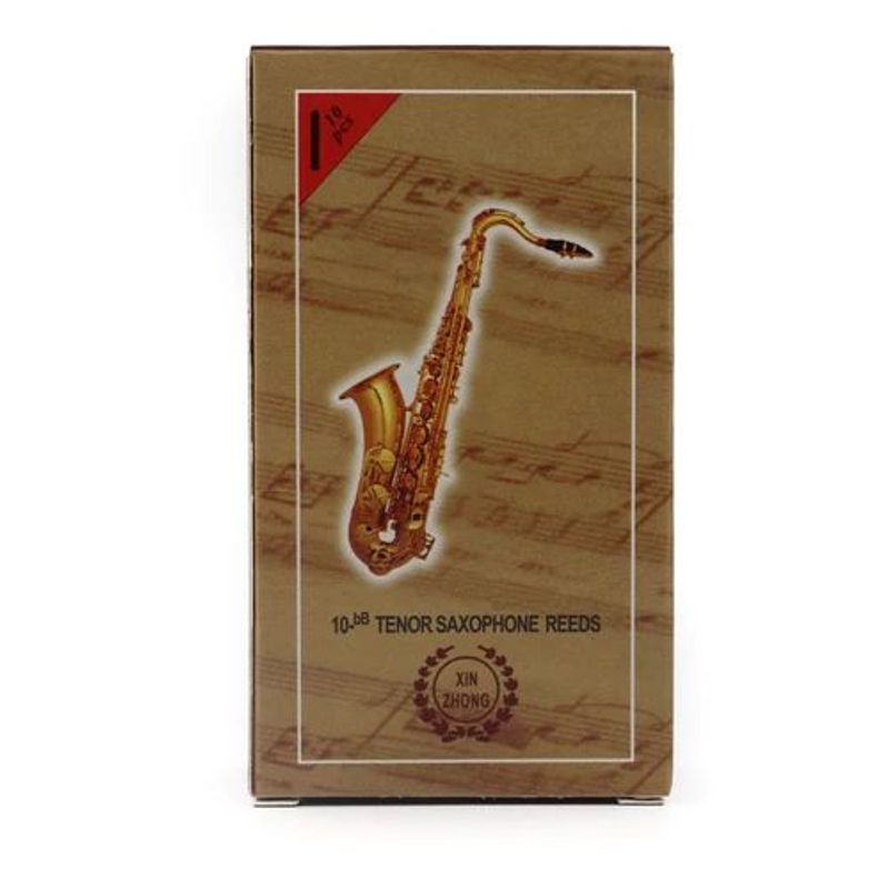 GENERICO - Caña Saxofon Tenor 2 1/2 Reeds Caja Por 10 Unidades