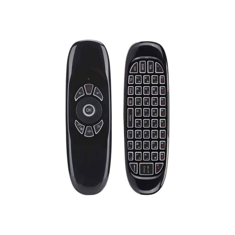GENERICO - Teclado Control Inalámbrico Air Mouse Smart Tv LED